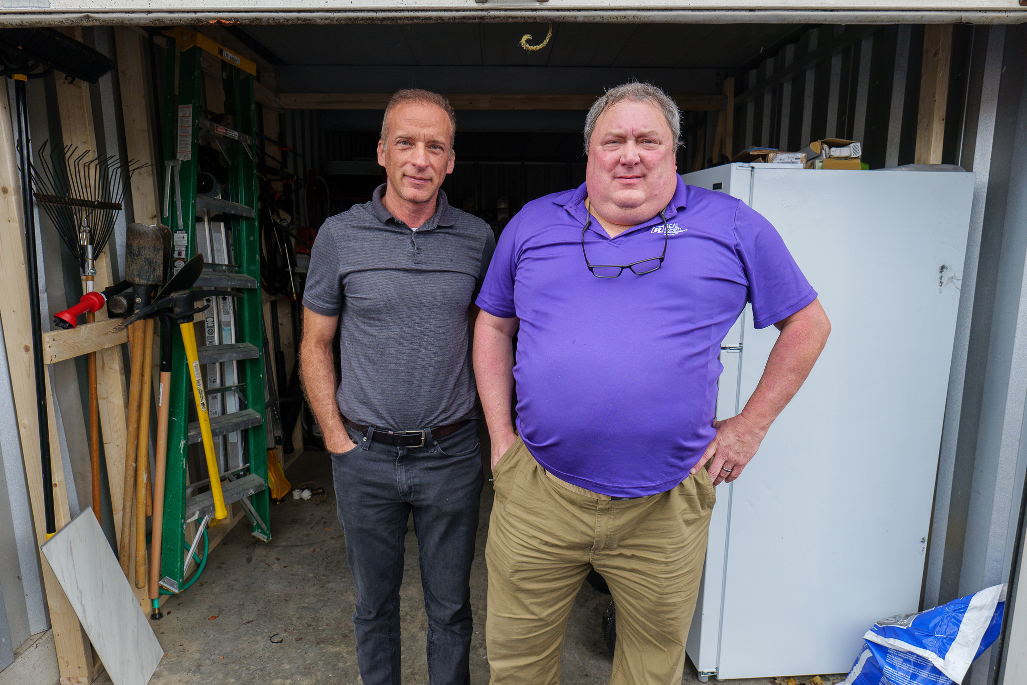 Photo of Peter Lazar and Erik Leuschner