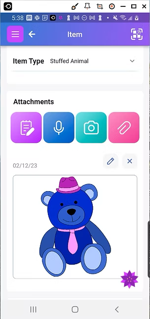 Item depicted on Scanlily Item screen
