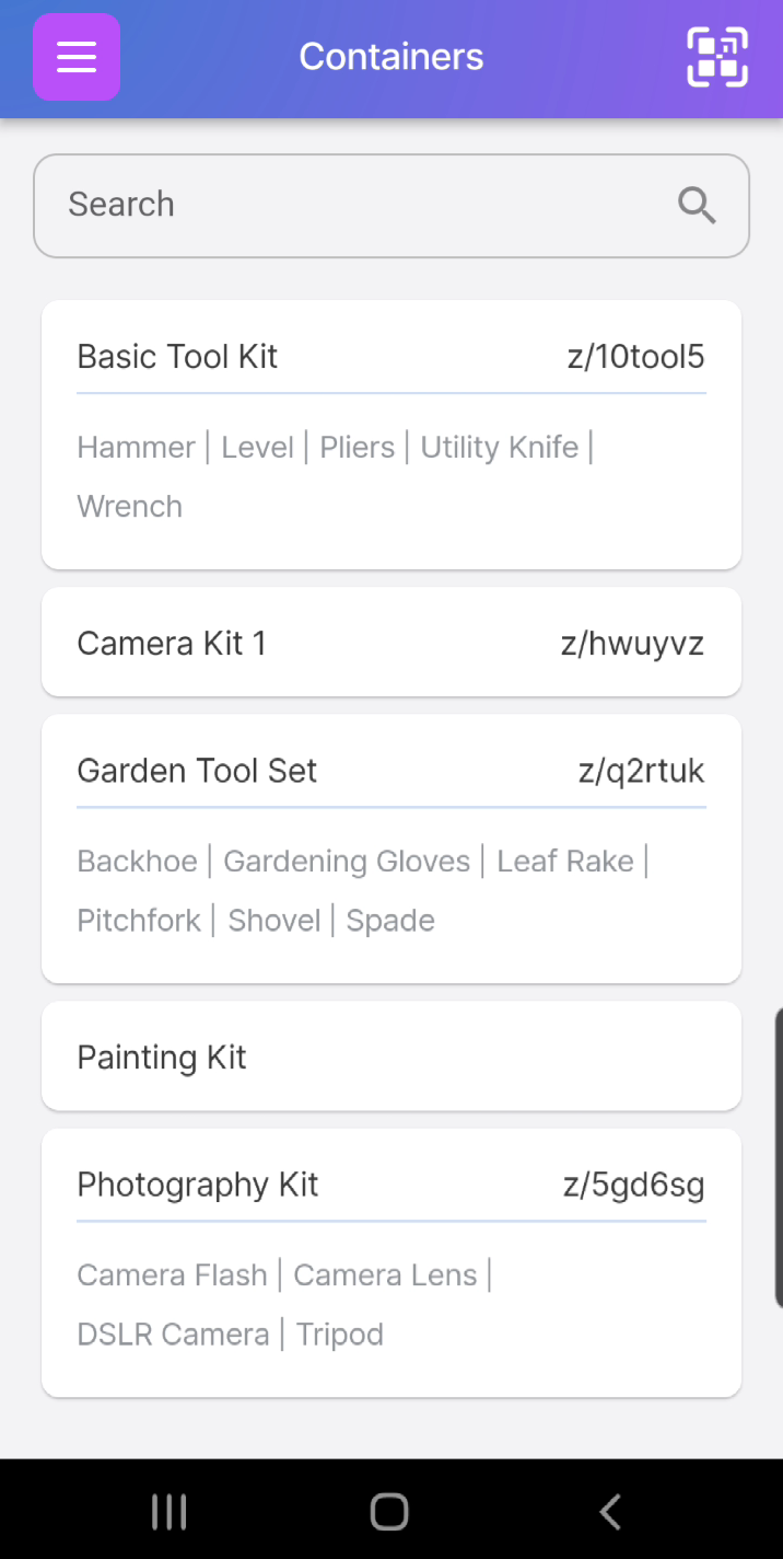 Image of Containers Page of evan@scanlily.com