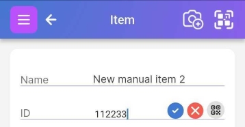 Image showing typing of ID