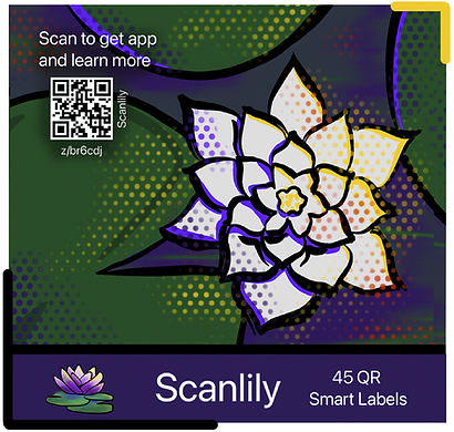 Image of Scanlily QR label book