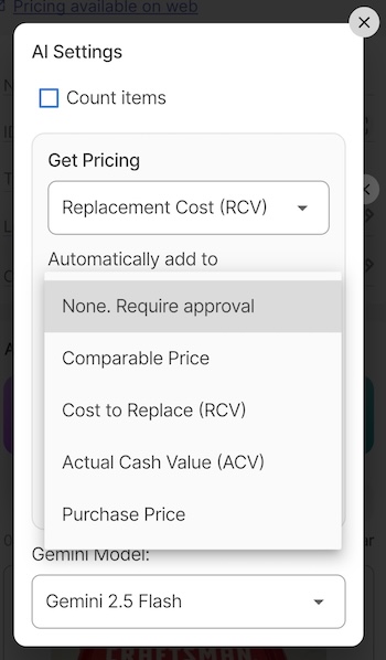 Auto-apply dropdown set to a field