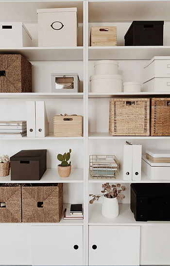 Organized Shelves