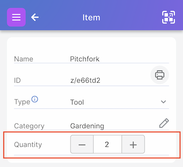 Quantity set to 2 on the Item Page for Pitchfork