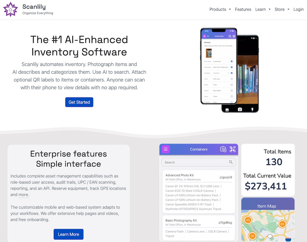 Scanlily can replace Encircle with faster and improved inventorying